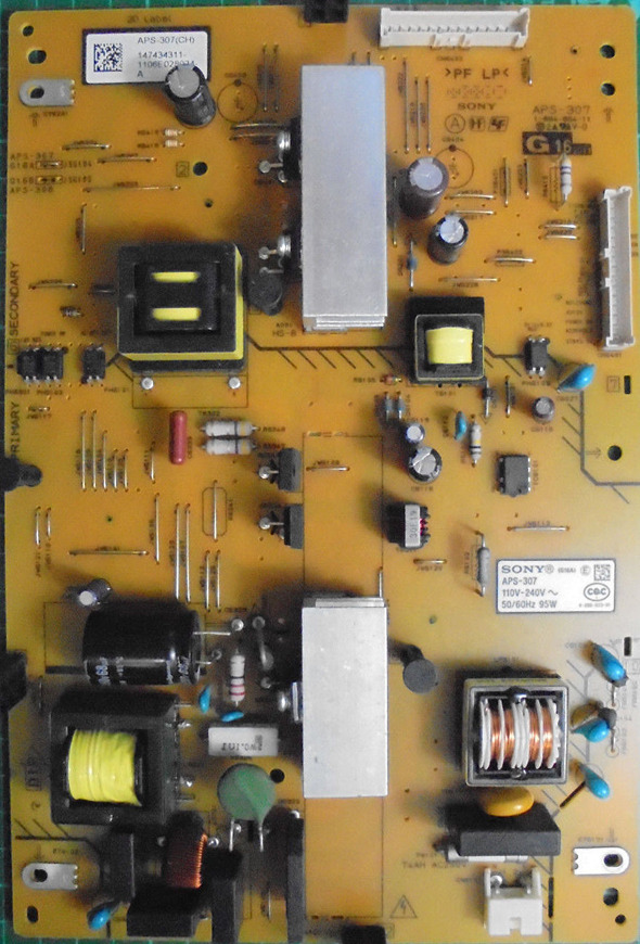 SONY KDL-42EX410 POWER SUPPLY BOARD...1-884-864-11 - Click Image to Close